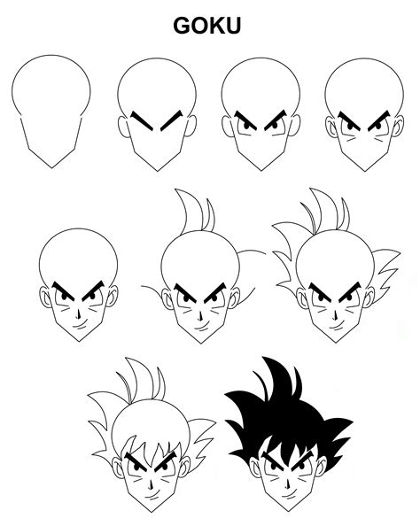 how do you draw goku